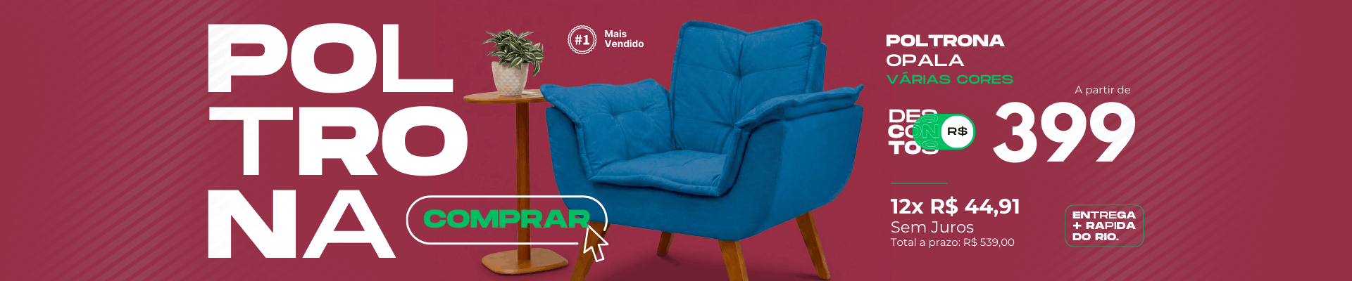 Banner Poltrona Opala
