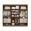 Guarda-Roupa Casal Da Vinci Plus - 6 Portas, 6 Gavetas, 100% MDF - 2.75m - Cinamomo com Off White - 4