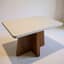 Mesa de Jantar Porto Off White com 4 cadeiras Linho marrom - 3