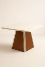 Mesa de Jantar Bragança Naturale/Off white - 135x135