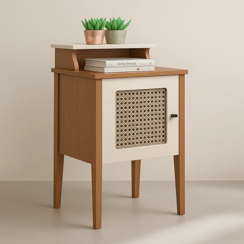 0001 6282 Mesa de Apoio Frida - Cinamomo/Off White