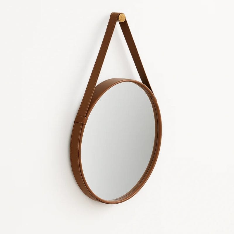 0001 8223 Espelho Aqua 60 Cm - Corino Marrom