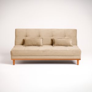 Sofá Cama Madrid 182cm - Linho Bege Acinzentado
