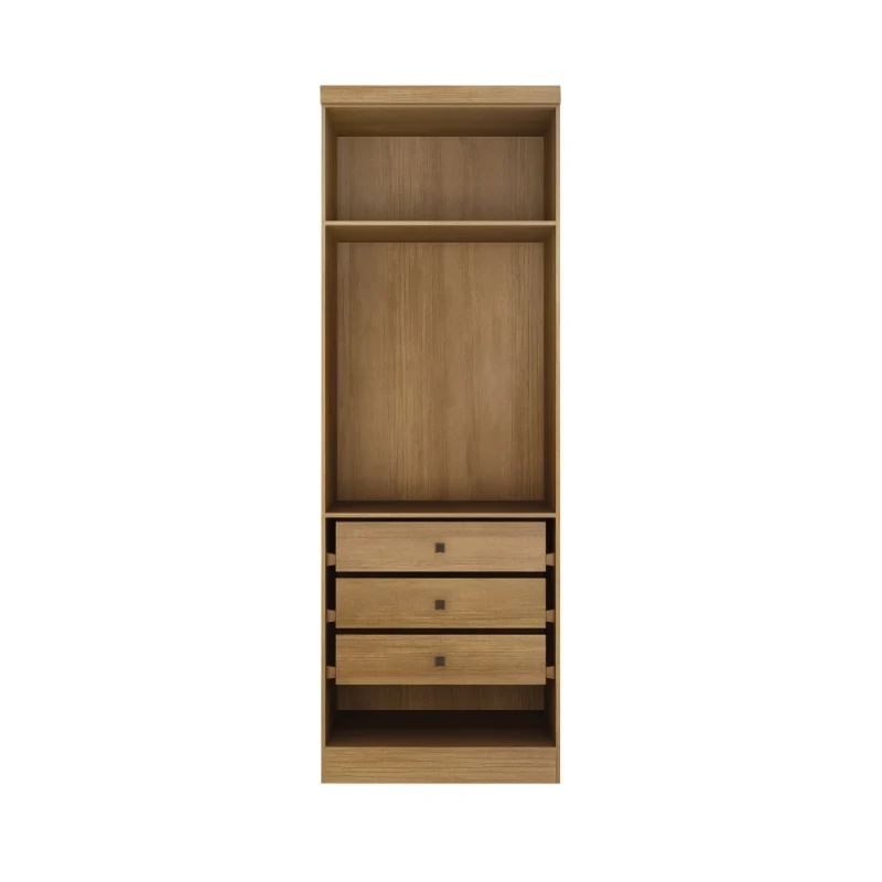 1116 GG Mdulo GuardaRoupa 2 Portas 3 Gavetas Plus 49 Módulo Guarda-Roupa 2 Portas 3 Gavetas Plus - Cumaru Fendi