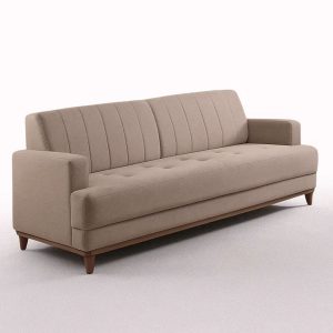 SOFA ROMA 3 LUG TEC.CHENILE LINHO TRENTO/IMBUIA MEL C.DIAMANTE