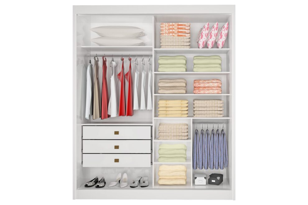 ATENAS ABERTO BRANCO scaled 1 Guarda-roupa Ripado 2 Portas 3 Gavetas Houston Cinamomo/Off White - 230x185