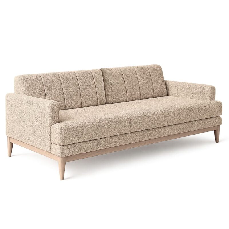 Conjunto de Sofá 2 e 3 lugares Roma – Linho Areia