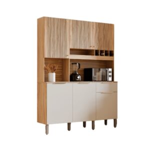 Kit Cozinha Arezo – 06 Portas – 100% MDF – 151,3 cm