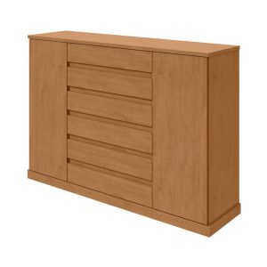 Cômoda Bari 173 cm -  Amêndoa