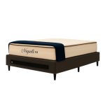 Conjunto colchão napoli com box italia cinza Casal